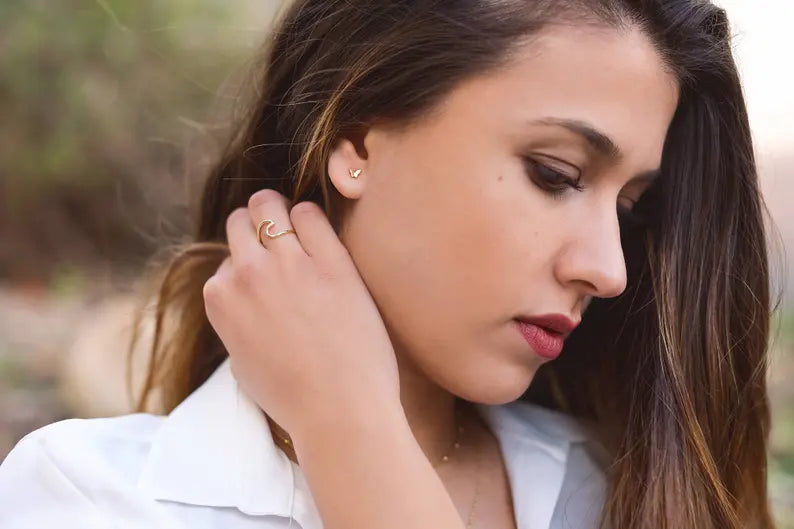 Trendy Open Curve Finger Ring