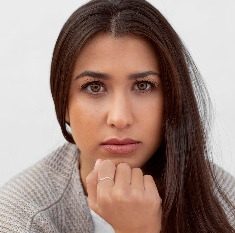 | Minimal Open Curve Finger Ring