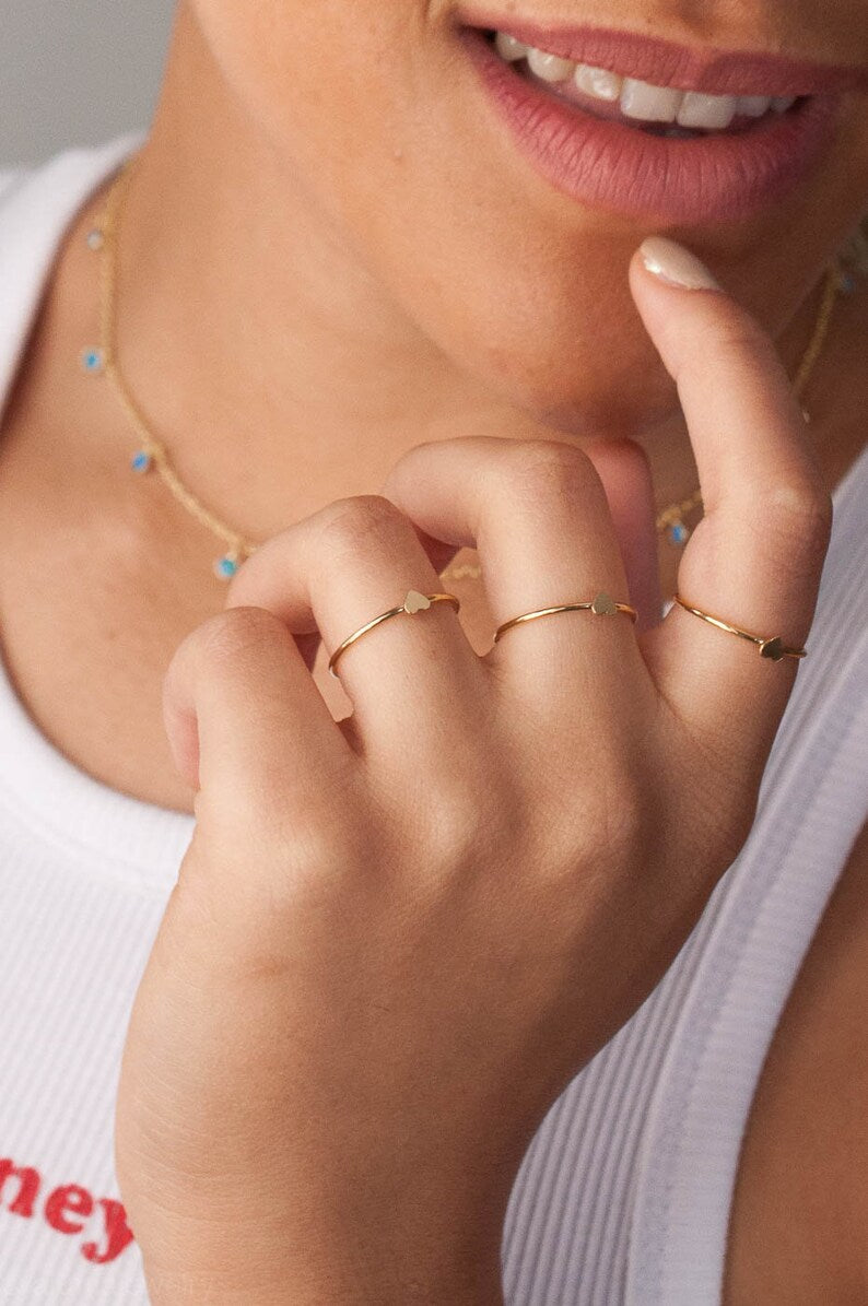 Dainty Love Finger Ring