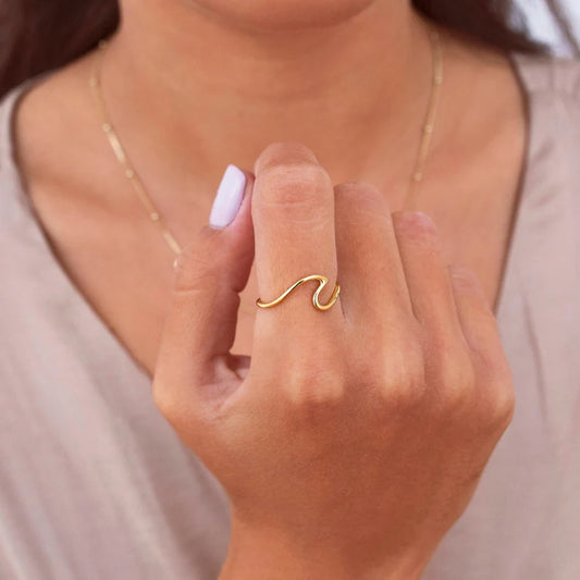 Trendy Open Curve Finger Ring
