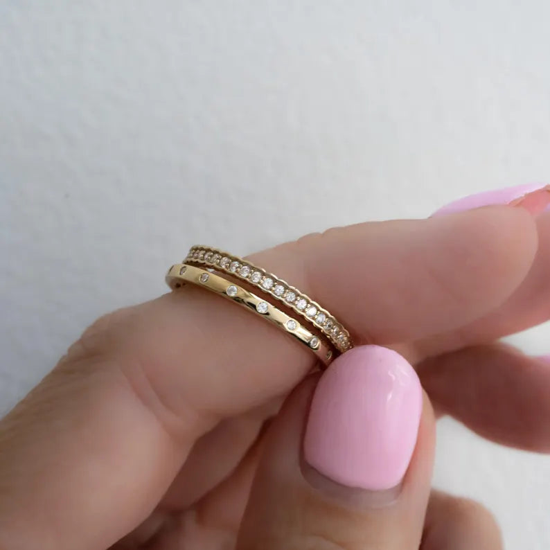 Minimal Stackable Finger Rings