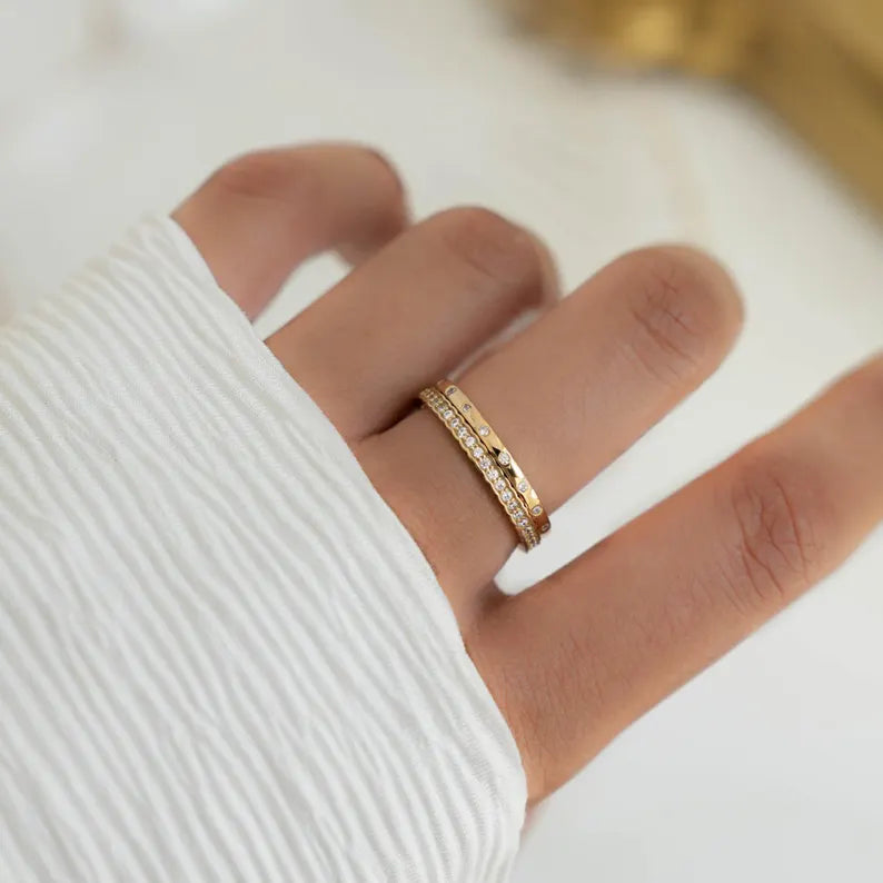 Minimal Stackable Finger Rings
